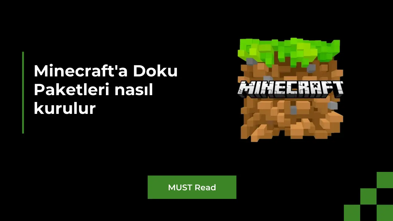 Minecraft'a Doku Paketleri nasıl kurulur?